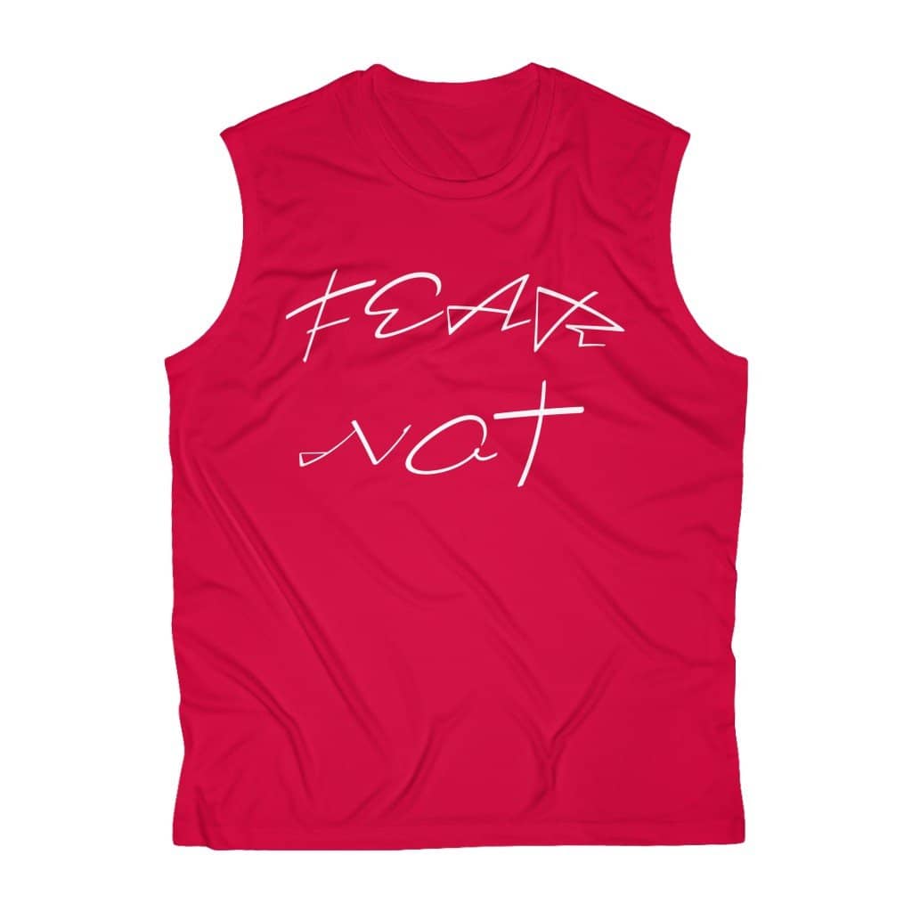 Sleeveless Performance Tee "Fear Not" (4605196435550)