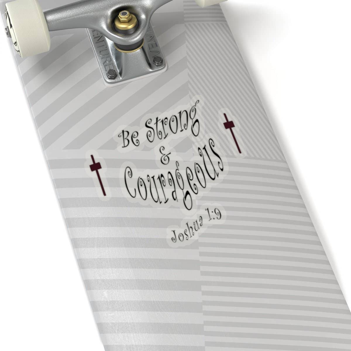Kiss-Cut Stickers "Be Strong and Courageous" in 4 Sizes (3958407397470)