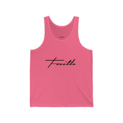 Bella & Canvas 3480 Jersey Tank "Faith" in 17 Colors and 6 Sizes (3323161673828)