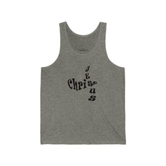 Bella & Canvas 3480 Jersey Tank "Jesus Christ" in 17 Colors and 6 Sizes (3556781949028)