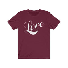 Bella & Canvas Short Sleeve Tee "Love" (4734351442014)