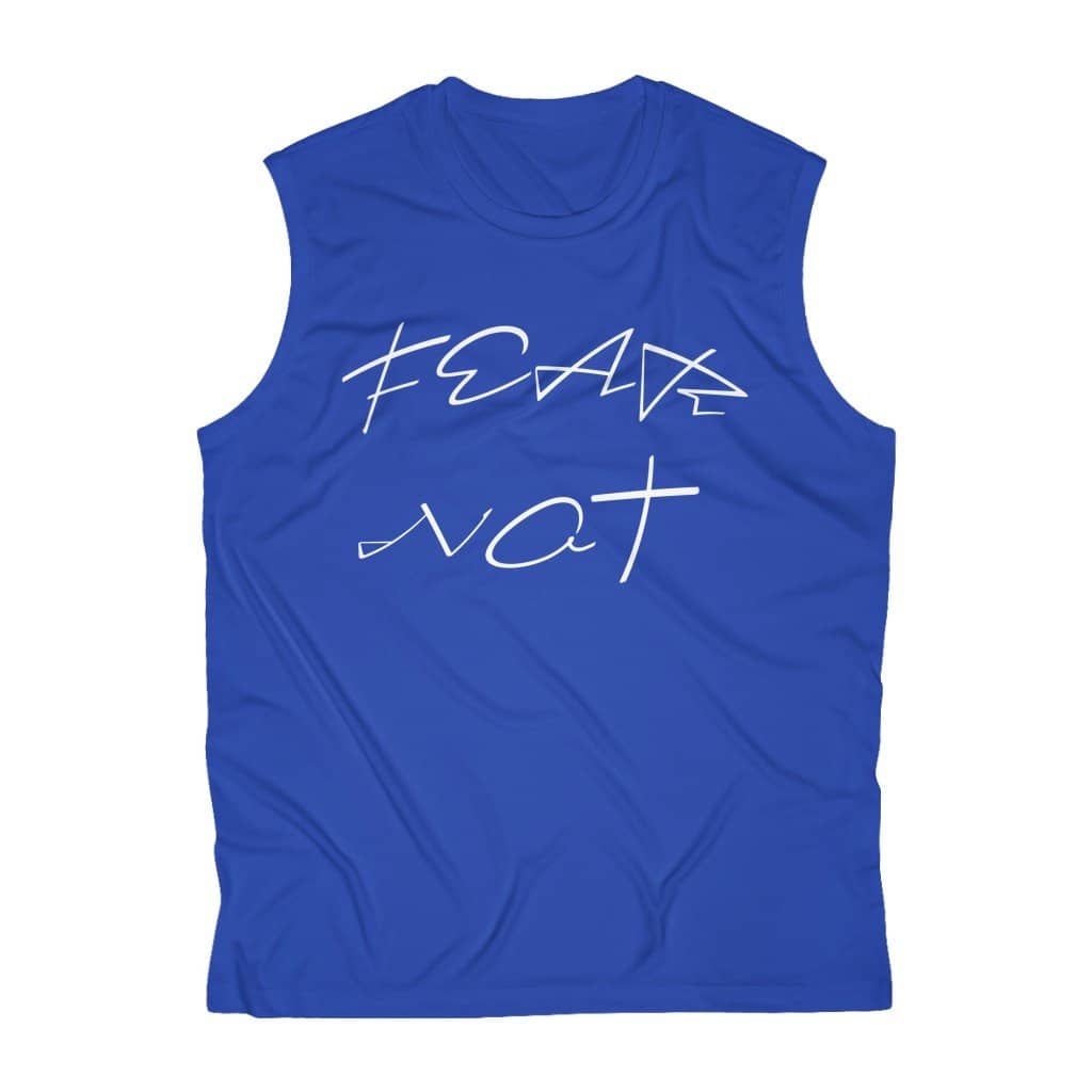 Sleeveless Performance Tee "Fear Not" (4605196435550)