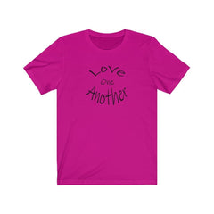 Jersey Short Sleeve Tee "Love One Another" (4780178112606)