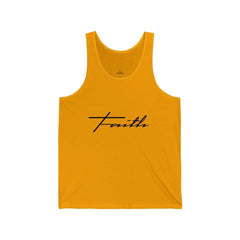 Bella & Canvas 3480 Jersey Tank "Faith" in 17 Colors and 6 Sizes (3323161673828)
