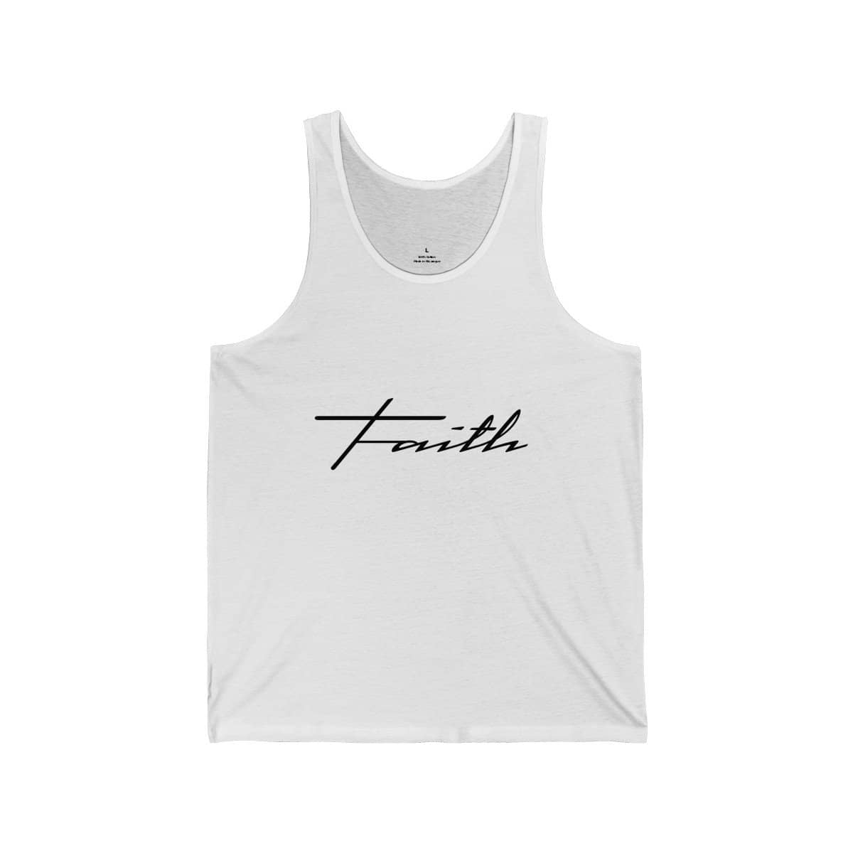 Bella & Canvas 3480 Jersey Tank "Faith" in 17 Colors and 6 Sizes (3323161673828)