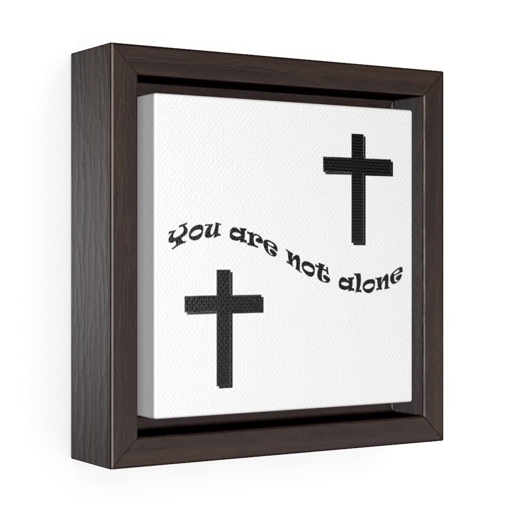 Square Framed Premium Gallery Wrap Canvas "Alone" (4556429459550)