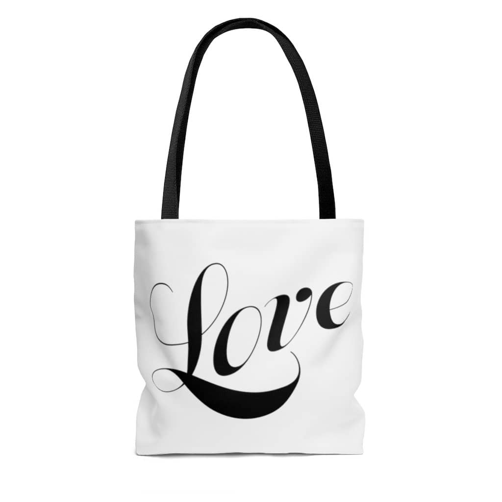 AOP Tote Bag "Love" in 3 Sizes (4749655081054)