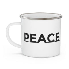 Enamel Camping Mug "Peace" 12oz