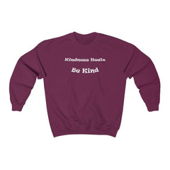 Heavy Blend™ Crewneck Sweatshirt "Be Kind" in 7 Colors and 8 Sizes (4453363581022)