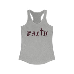Next Level Ideal Racerback Tank "Faith" 2 (4623556575326)