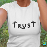 Bella & Canvas Short Sleeve Tee "Trust" black font