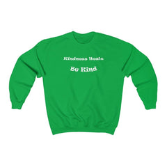 Heavy Blend™ Crewneck Sweatshirt "Be Kind" in 7 Colors and 8 Sizes (4453363581022)
