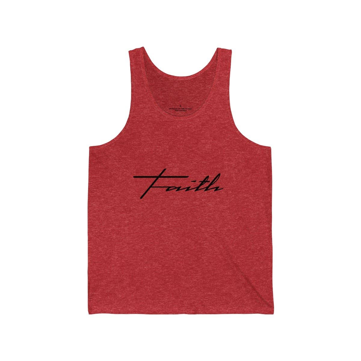 Bella & Canvas 3480 Jersey Tank "Faith" in 17 Colors and 6 Sizes (3323161673828)