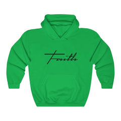 Heavy Blend Hoodie Sweatshirt "Faith Cross"