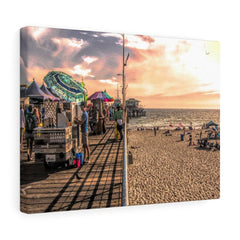 Canvas Print Beach Day Canvas Print (2873507610724)