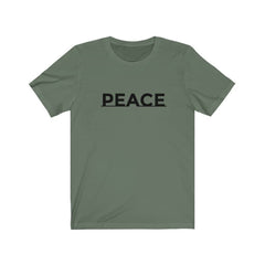 Bella & Canvas Short Sleeve Tee "Peace" black font b (4771810312286)