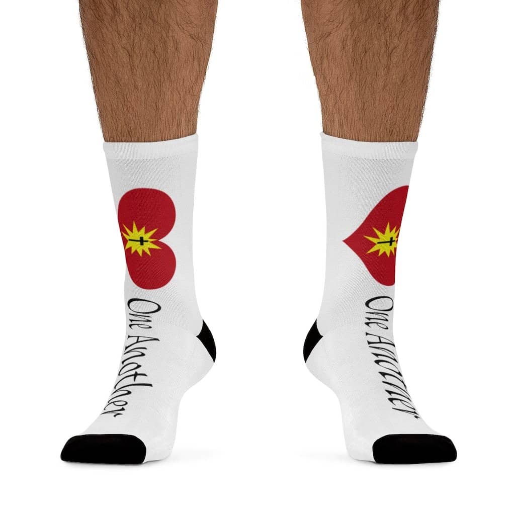 Tribe Socks "Love One Another" (4639253659742)