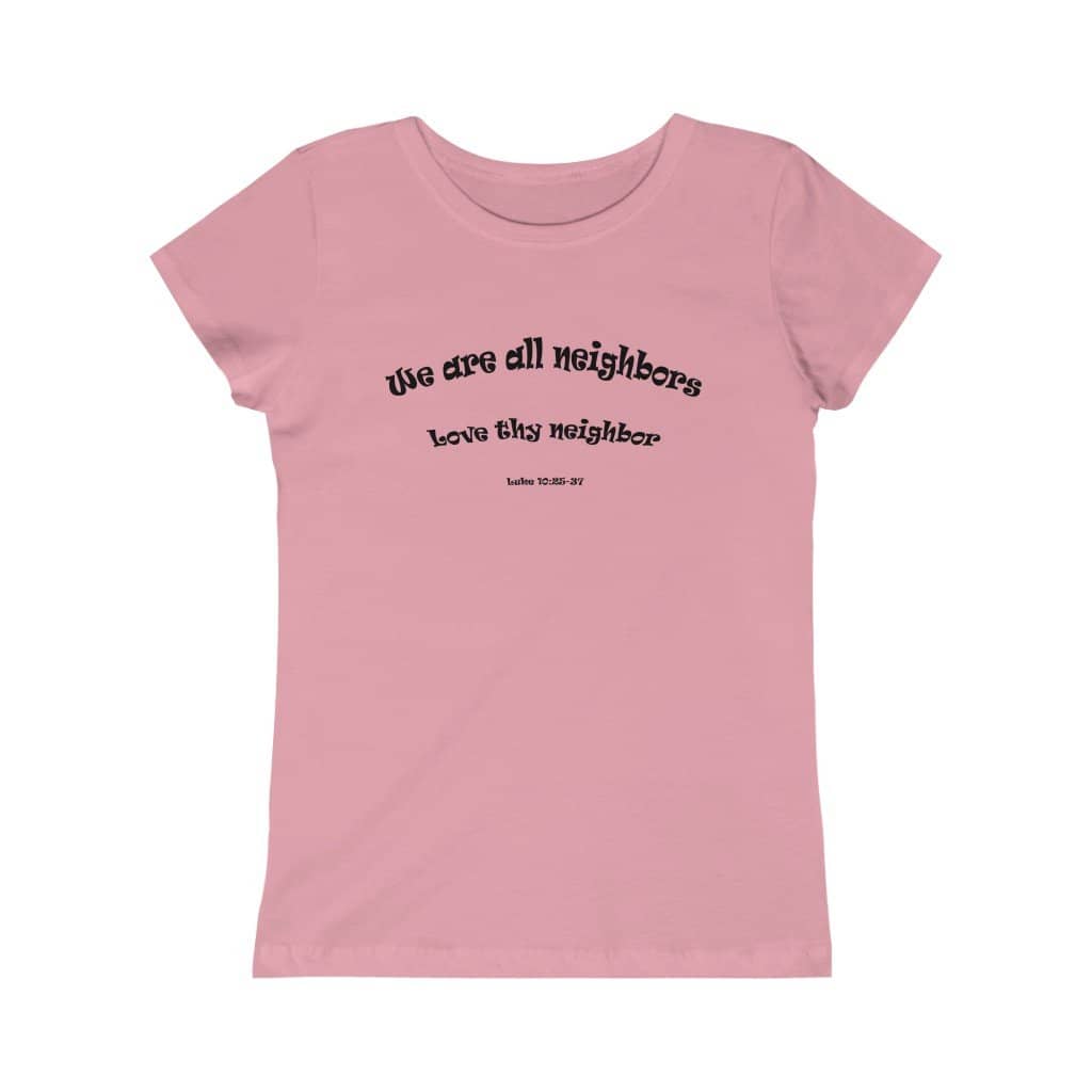 Girls Princess Tee "Neighbors" (4612668588126)