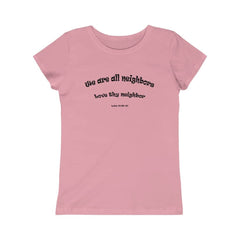 Girls Princess Tee "Neighbors" (4612668588126)