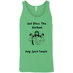 3480 Bella + Canvas Unisex Tank God Bless This Workout 14 colors/6 Sizes Tank Top (2953798582372)