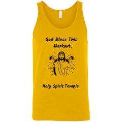 3480 Bella + Canvas Unisex Tank God Bless This Workout 14 colors/6 Sizes Tank Top (2953798582372)