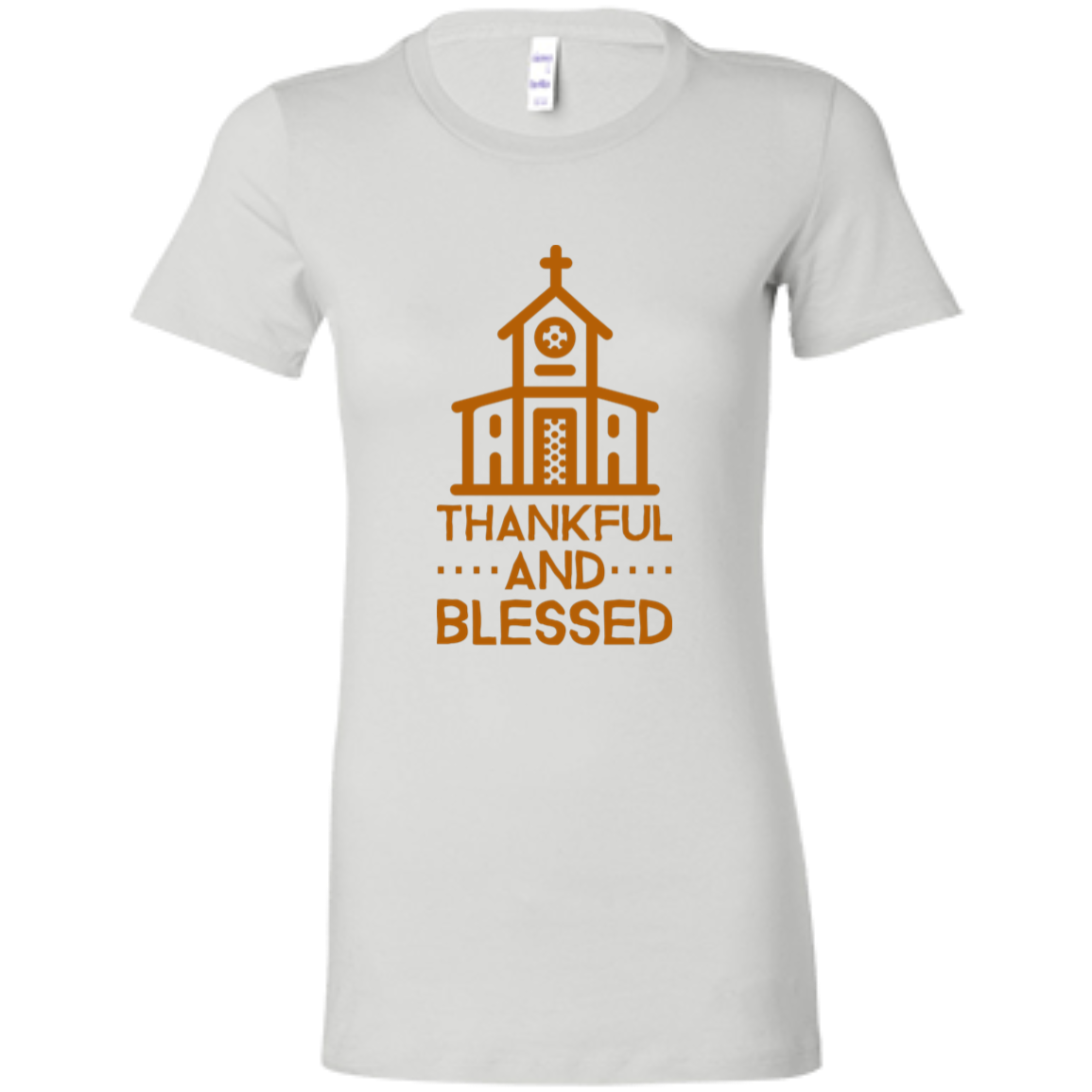 6004 Bella + Canvas Ladies Favorite T-Shirt Thankful and Blessed 10 Colors 5 Sizes T-Shirts (3010787639396)