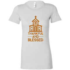 6004 Bella + Canvas Ladies Favorite T-Shirt Thankful and Blessed 10 Colors 5 Sizes T-Shirts (3010787639396)