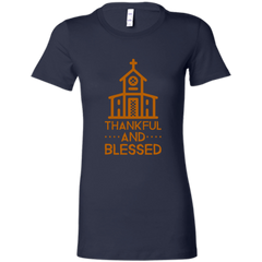 6004 Bella + Canvas Ladies Favorite T-Shirt Thankful and Blessed 10 Colors 5 Sizes T-Shirts (3010787639396)