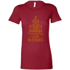 6004 Bella + Canvas Ladies Favorite T-Shirt Thankful and Blessed 10 Colors 5 Sizes T-Shirts (3010787639396)