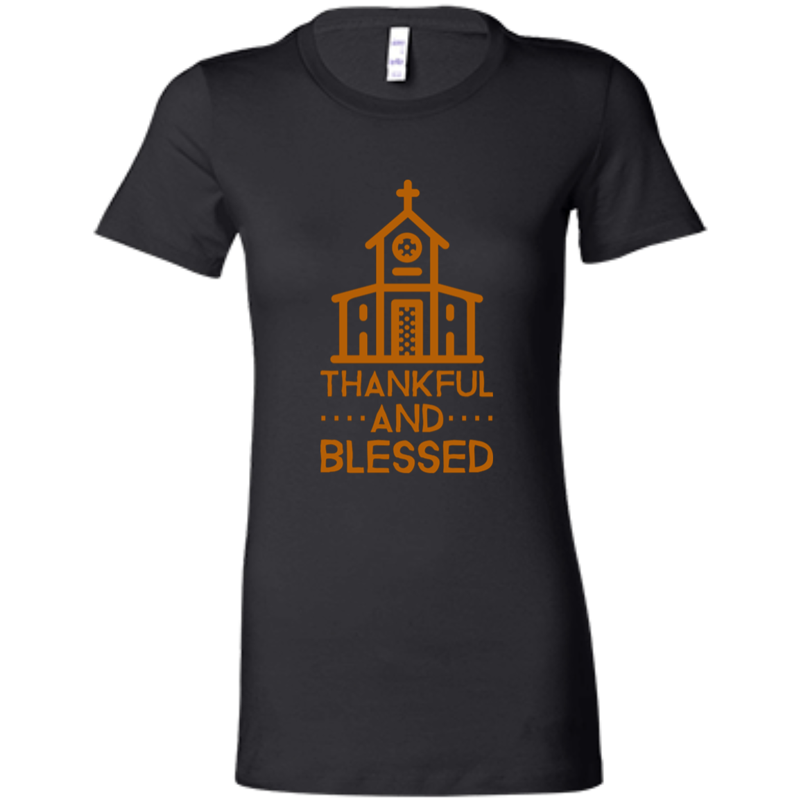 6004 Bella + Canvas Ladies Favorite T-Shirt Thankful and Blessed 10 Colors 5 Sizes T-Shirts (3010787639396)