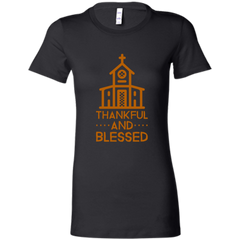 6004 Bella + Canvas Ladies Favorite T-Shirt Thankful and Blessed 10 Colors 5 Sizes T-Shirts (3010787639396)