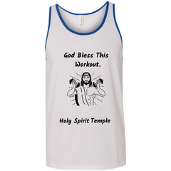 3480 Bella + Canvas Unisex Tank God Bless This Workout 14 colors/6 Sizes Tank Top (2953798582372)