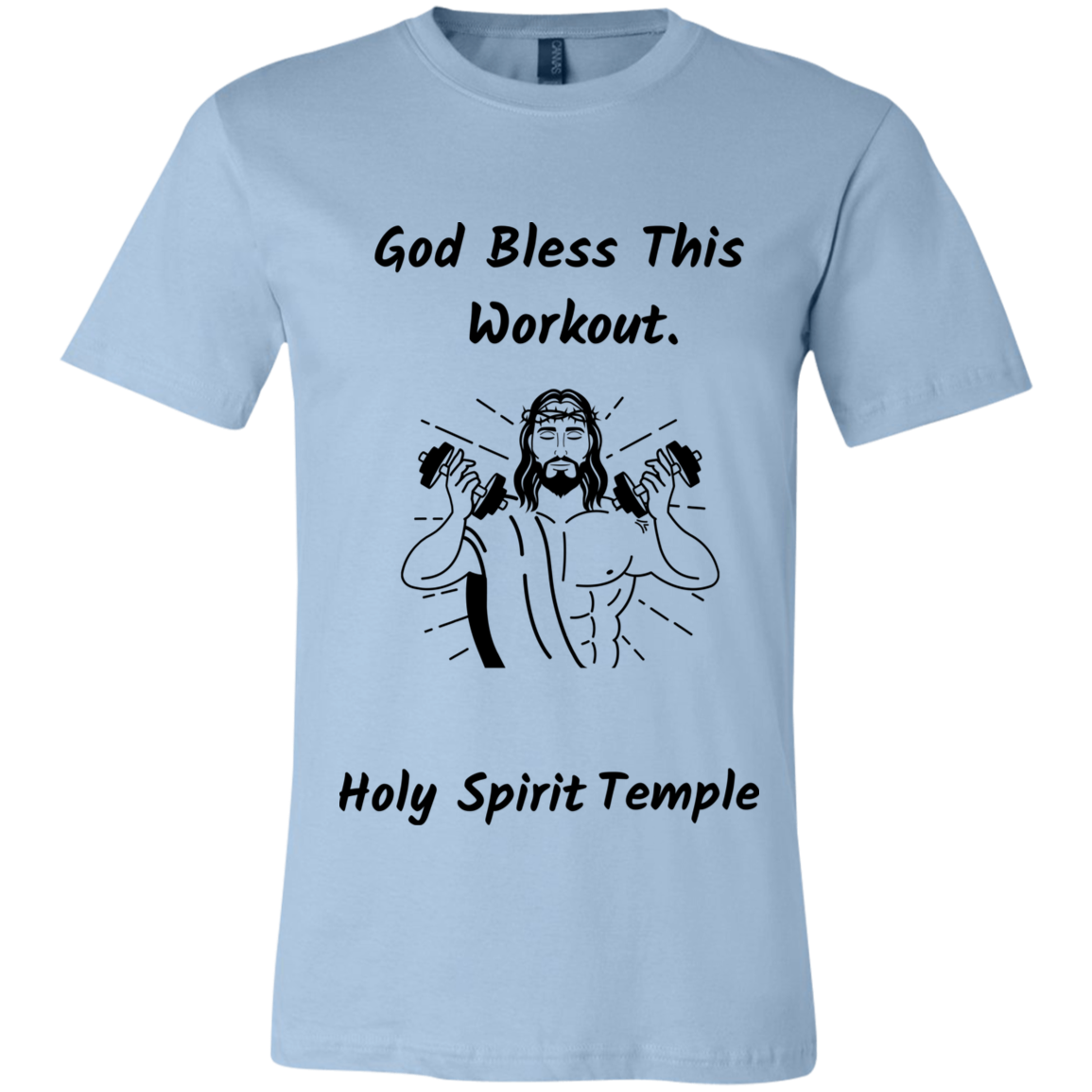 3001C Bella + Canvas T-Shirt Bless This Workout 9 Colors/8 sizes T-Shirts (2953788227684)