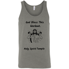 3480 Bella + Canvas Unisex Tank God Bless This Workout 14 colors/6 Sizes Tank Top (2953798582372)
