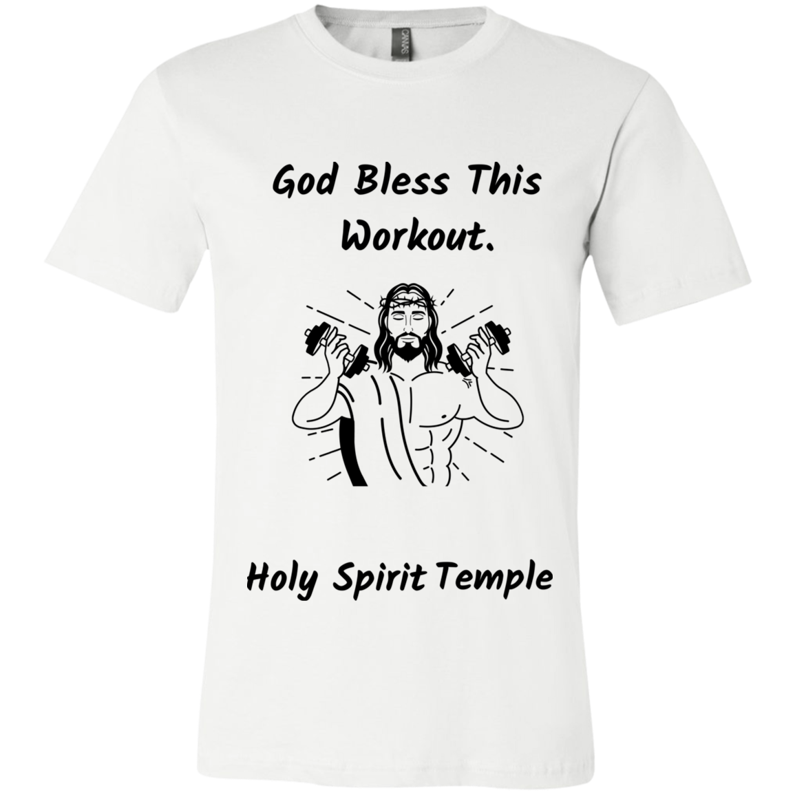 3001C Bella + Canvas T-Shirt Bless This Workout 9 Colors/8 sizes T-Shirts (2953788227684)