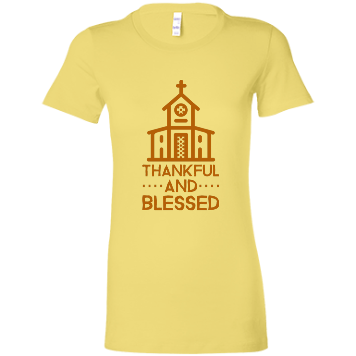 6004 Bella + Canvas Ladies Favorite T-Shirt Thankful and Blessed 10 Colors 5 Sizes T-Shirts (3010787639396)