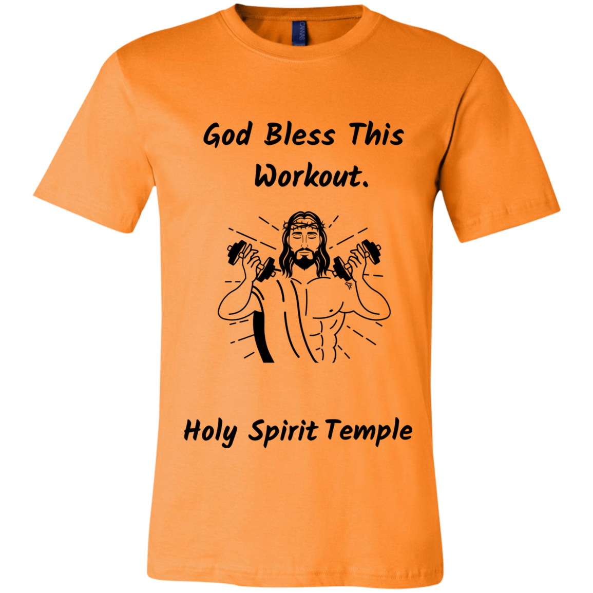 3001C Bella + Canvas T-Shirt Bless This Workout 9 Colors/8 sizes T-Shirts (2953788227684)