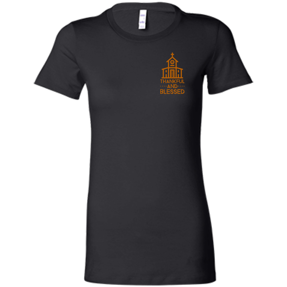 6004 Bella + Canvas Ladies Favorite T-Shirt Thankful and Blessed 10 Colors 5 Sizes T-Shirts (3010795667556)