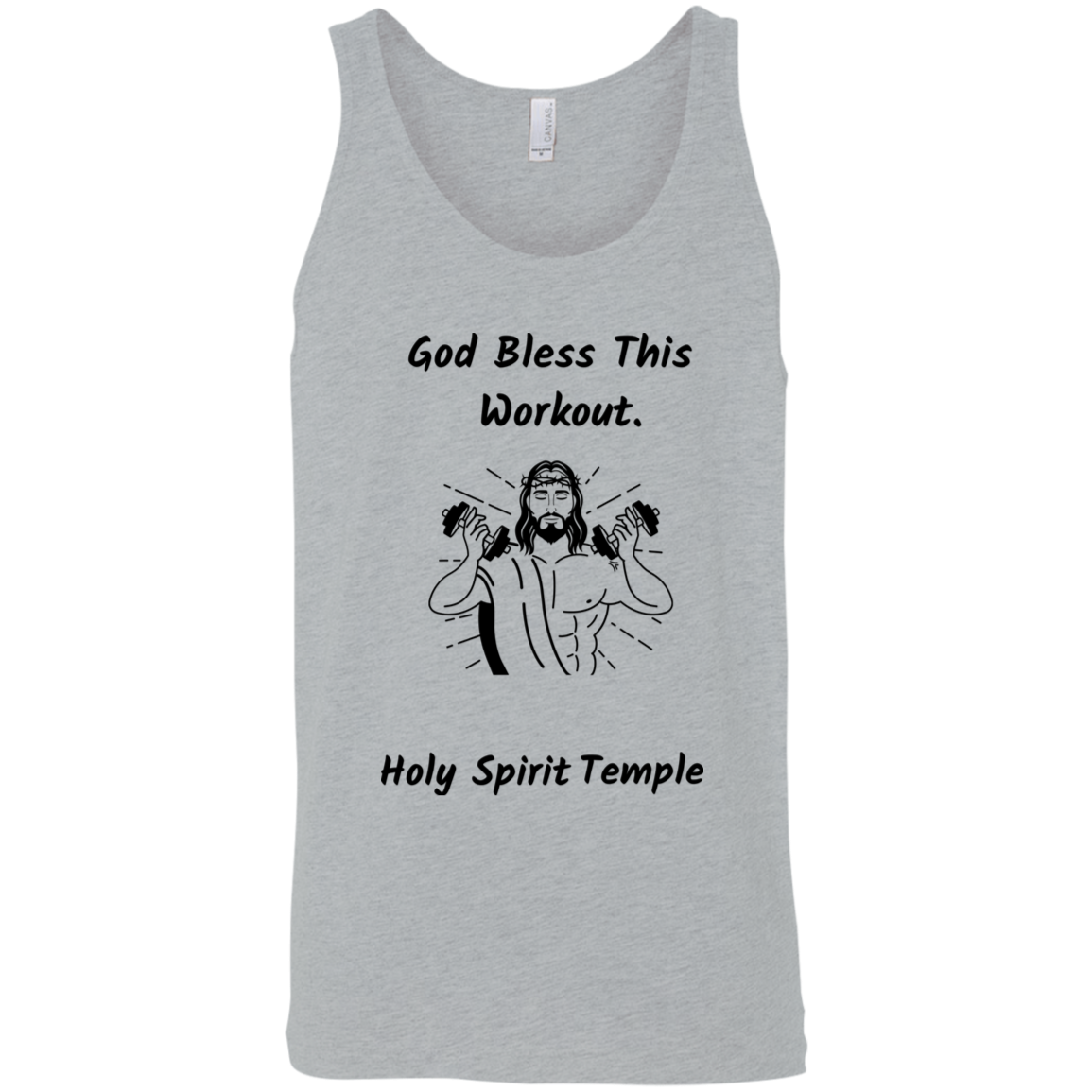 3480 Bella + Canvas Unisex Tank God Bless This Workout 14 colors/6 Sizes Tank Top (2953798582372)