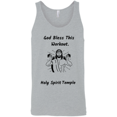 3480 Bella + Canvas Unisex Tank God Bless This Workout 14 colors/6 Sizes Tank Top (2953798582372)
