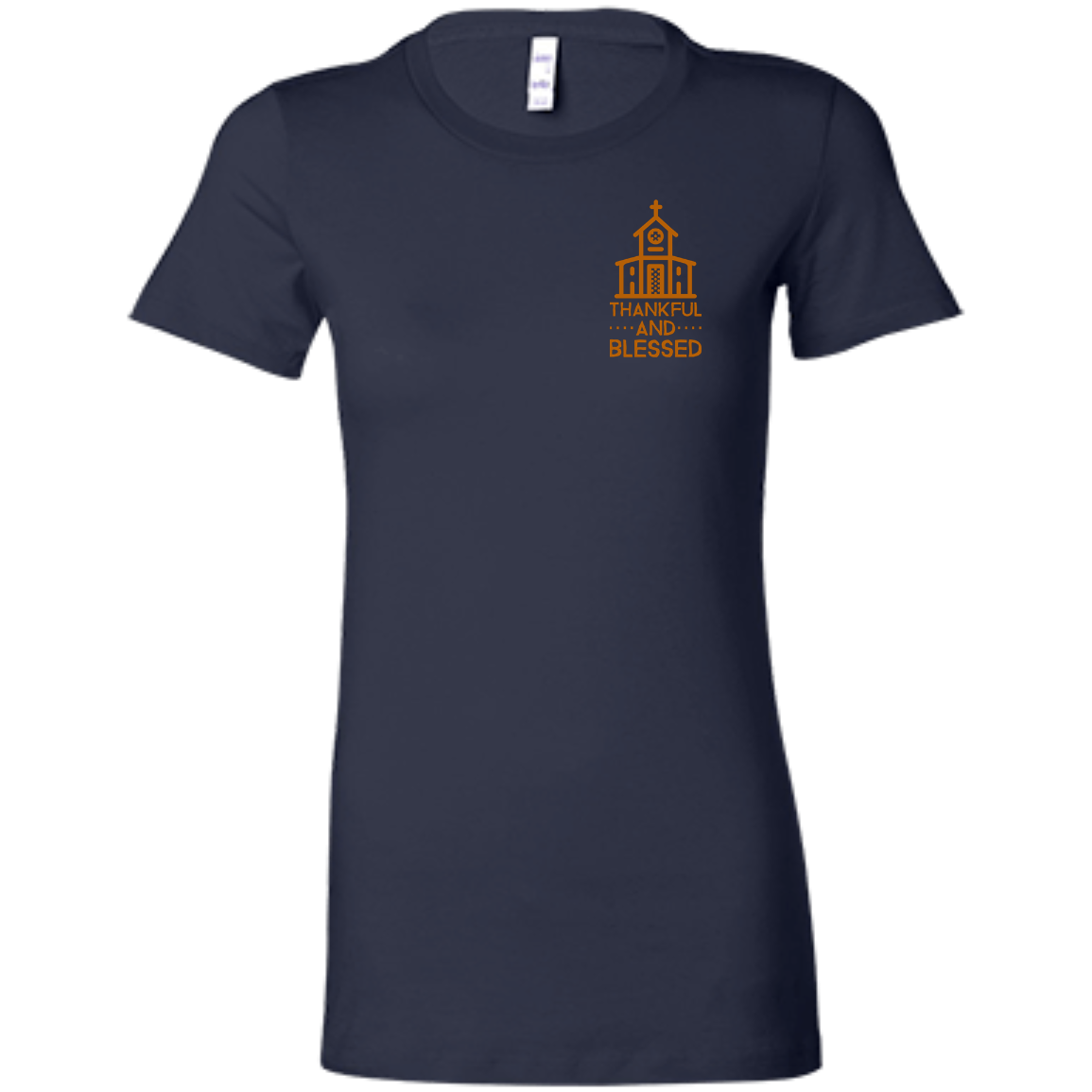 6004 Bella + Canvas Ladies Favorite T-Shirt Thankful and Blessed 10 Colors 5 Sizes T-Shirts (3010795667556)