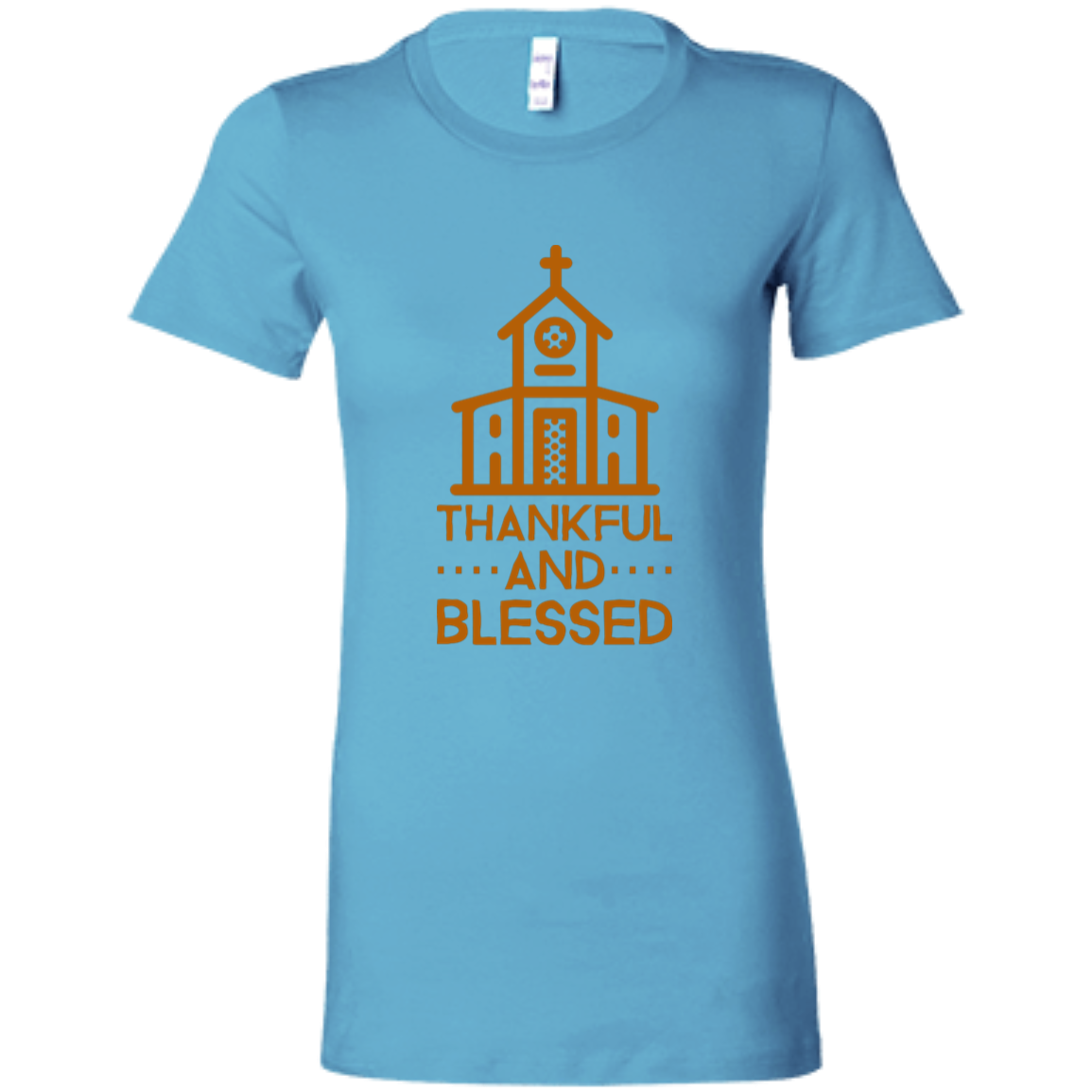6004 Bella + Canvas Ladies Favorite T-Shirt Thankful and Blessed 10 Colors 5 Sizes T-Shirts (3010787639396)