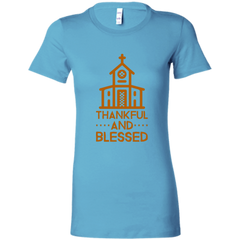 6004 Bella + Canvas Ladies Favorite T-Shirt Thankful and Blessed 10 Colors 5 Sizes T-Shirts (3010787639396)
