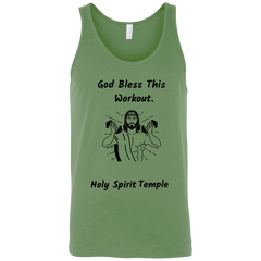 3480 Bella + Canvas Unisex Tank God Bless This Workout 14 colors/6 Sizes Tank Top (2953798582372)