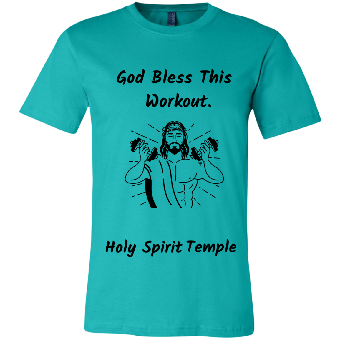 3001C Bella + Canvas T-Shirt Bless This Workout 9 Colors/8 sizes T-Shirts (2953788227684)