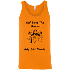 3480 Bella + Canvas Unisex Tank God Bless This Workout 14 colors/6 Sizes Tank Top (2953798582372)