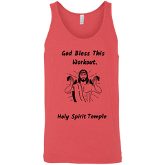 3480 Bella + Canvas Unisex Tank God Bless This Workout 14 colors/6 Sizes Tank Top (2953798582372)