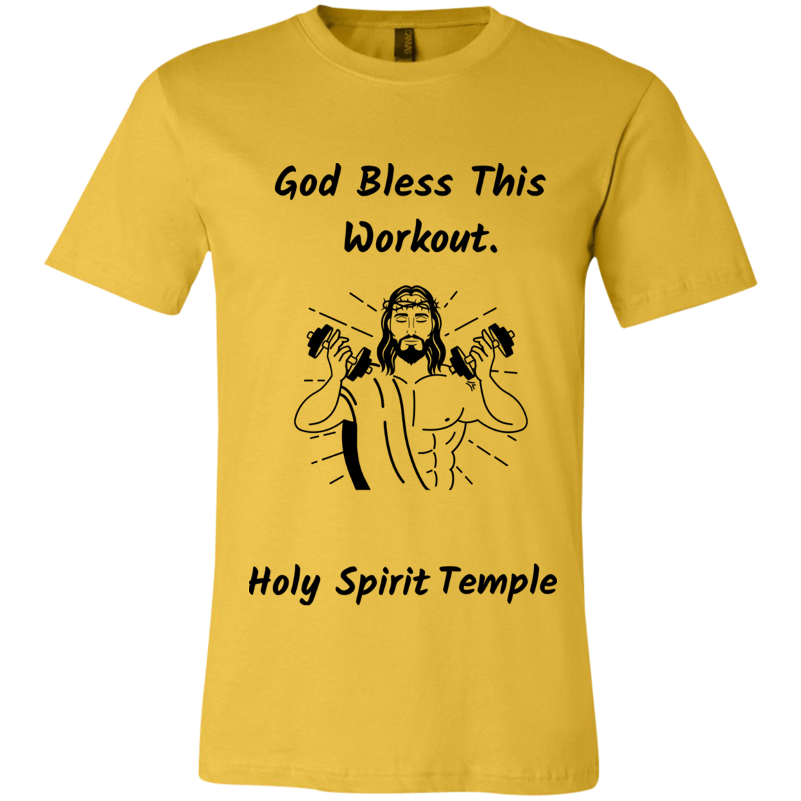 3001C Bella + Canvas T-Shirt Bless This Workout 9 Colors/8 sizes T-Shirts (2953788227684)