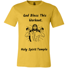 3001C Bella + Canvas T-Shirt Bless This Workout 9 Colors/8 sizes T-Shirts (2953788227684)