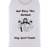 3480 Bella + Canvas Unisex Tank God Bless This Workout 14 colors/6 Sizes Tank Top (2953798582372)